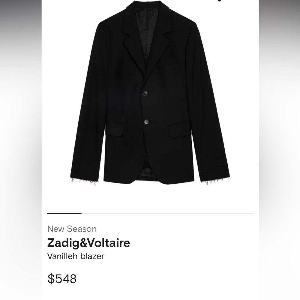 Brand New with tags Zadig and Voltaire blazer